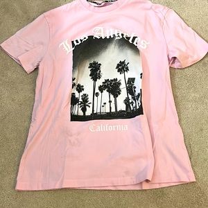 pink las angels california tee